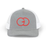 Trendy Snapback Trucker Cap with Embroidered Design