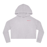 Casual Women’s Cropped Hooded Sweatshirt - Sporty Lifestyle Top