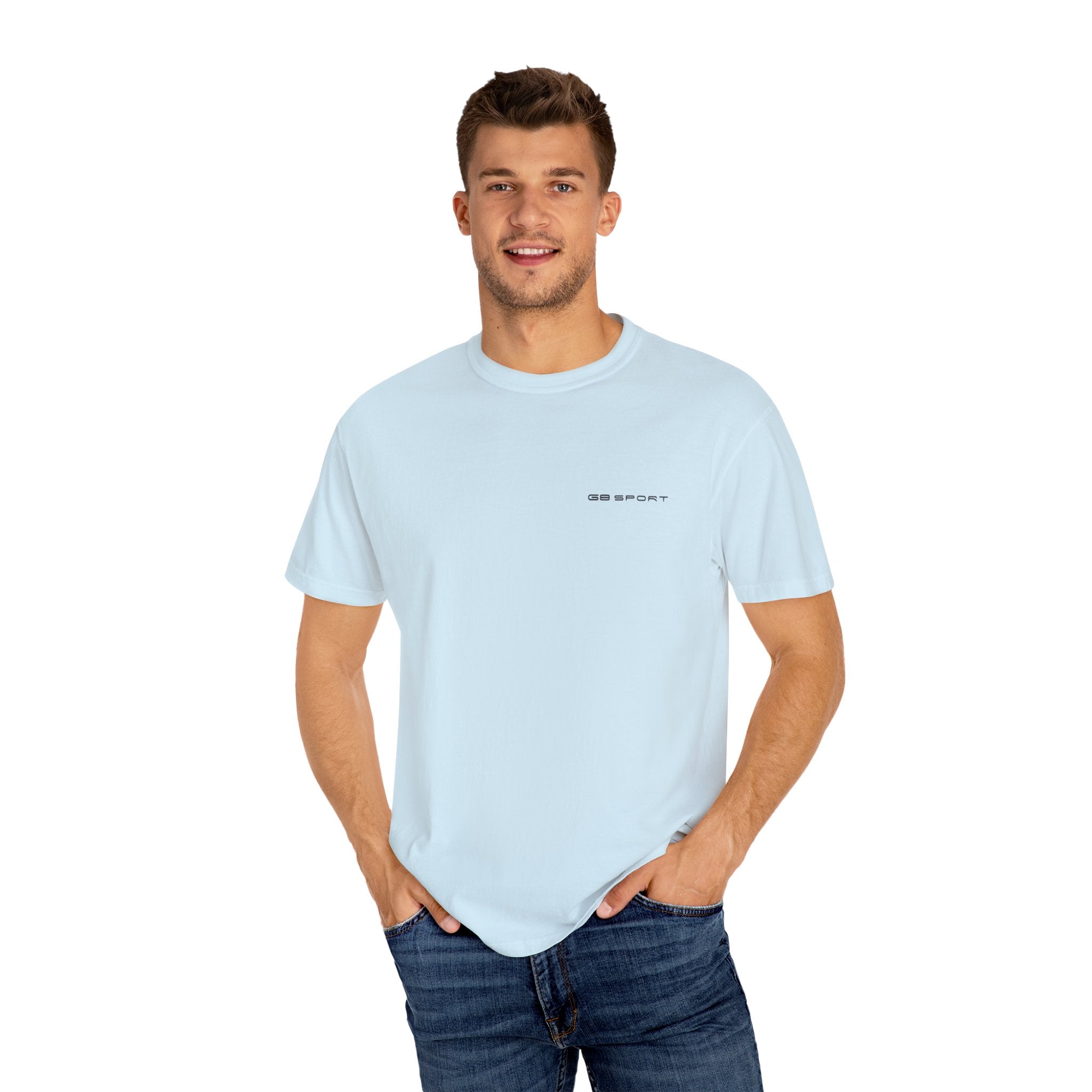 Casual Unisex Garment-Dyed T-Shirt - Minimalist Design, Perfect for Everyday Wear
