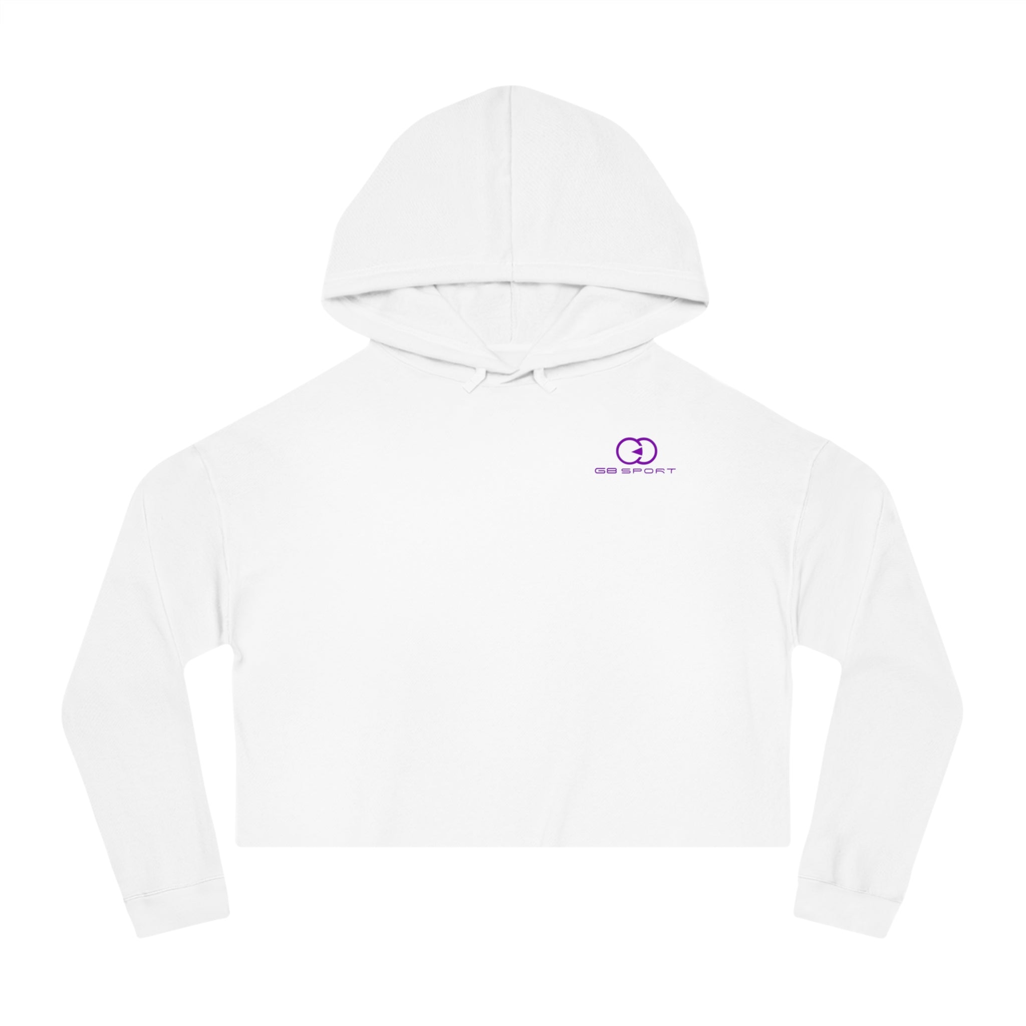 Sporty Women’s Cropped Hoodie - Casual Comfort for Active Lifestyle