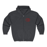 Cozy Unisex Full Zip Hooded Sweatshirt - Perfect for Casual Wear