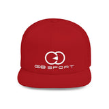 Stylish Flat Bill Snapback Cap - G8 Sport Logo