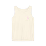 Unisex Garment-Dyed Tank Top - Soft White Casual Wear for Summer Adventures