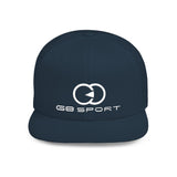 Stylish Flat Bill Snapback Cap - G8 Sport Logo