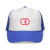 Stylish Trucker Cap with Modern Red Logo | Perfect for Outdoor Adventures