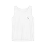 Casual Unisex Garment-Dyed Tank Top - Relaxed Summer Style