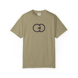 Unisex Garment-Dyed T-Shirt - Minimalist Circular Design