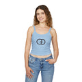 Chic Women's Spaghetti Strap Tank Top with Minimalist Design