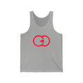 Unisex Jersey Tank Top with Graphic Loop Design - Perfect for Casual Outings or Gym Wear