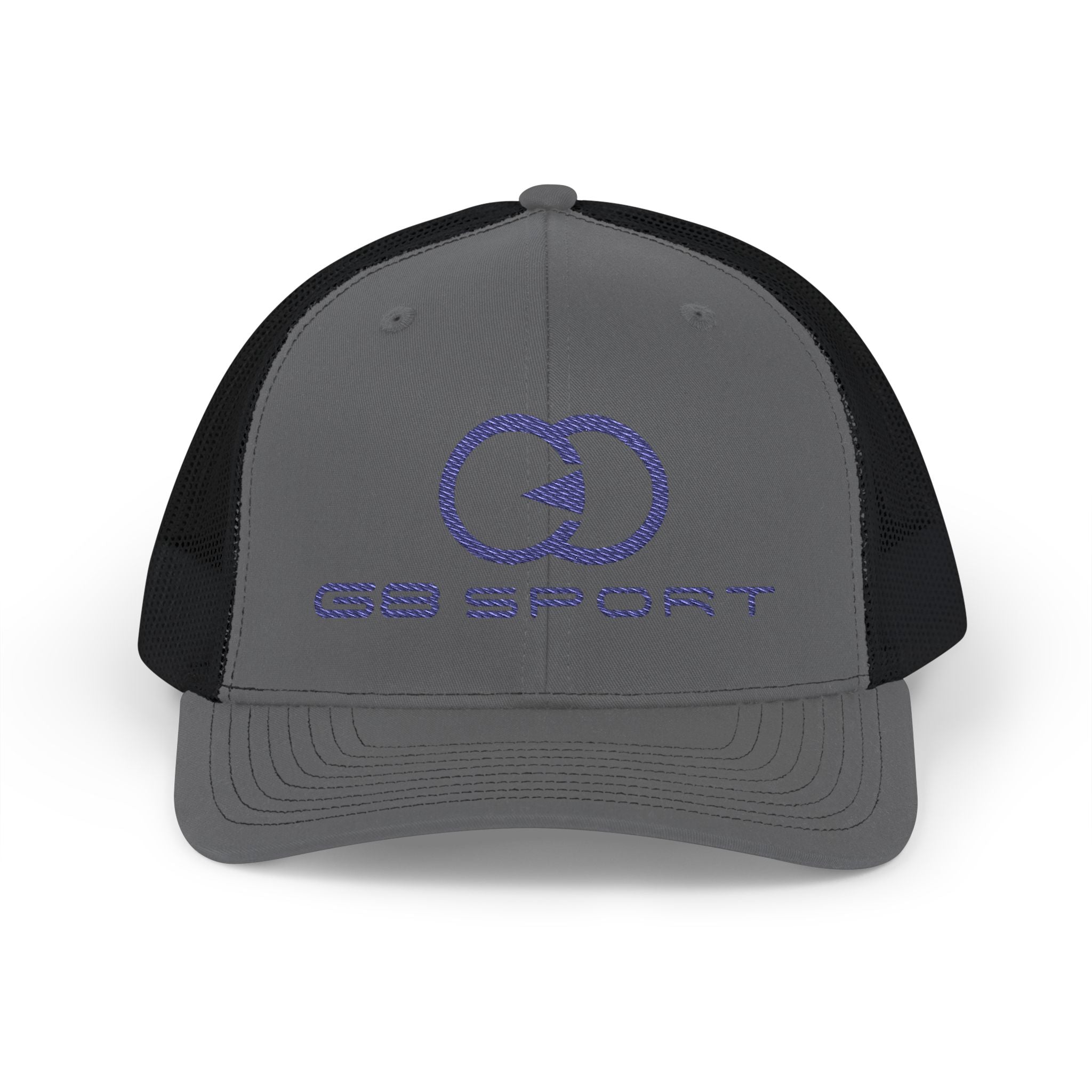 Embroidered Snapback Trucker Cap - Stylish Sports Hat for Active Lifestyle