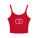 Playful Love Graphic Women's Spaghetti Strap Tank Top