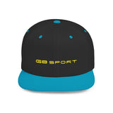 G8 Sport Flat Bill Snapback Cap - Stylish White Hat for Casual Wear