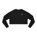 Chic Cropped Sweatshirt for Women – Soft Rose Color, Trendy Casual Wear