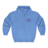 Unisex Heavy Blend Full Zip Hooded Sweatshirt - Cozy Casual Wear for All Occasions