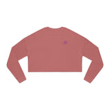 Cozy Women's Cropped Sweatshirt - Stylish Relaxed Fit for Everyday Wear