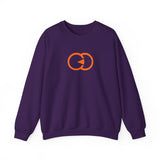 Cozy Unisex Crewneck Sweatshirt with Bold Orange Graphic