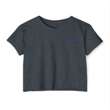 Women’s Festival Crop Top - Casual Summer Style for Music & Outdoor Events