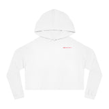 Casual Women’s Cropped Hooded Sweatshirt - Sporty Lifestyle Top
