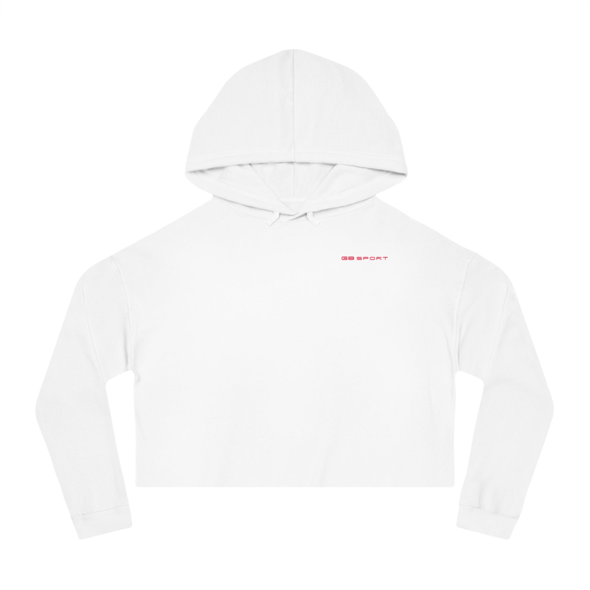 Casual Women’s Cropped Hooded Sweatshirt - Sporty Lifestyle Top