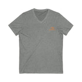Sporty Unisex V-Neck Tee - Comfortable & Stylish Casual Wear