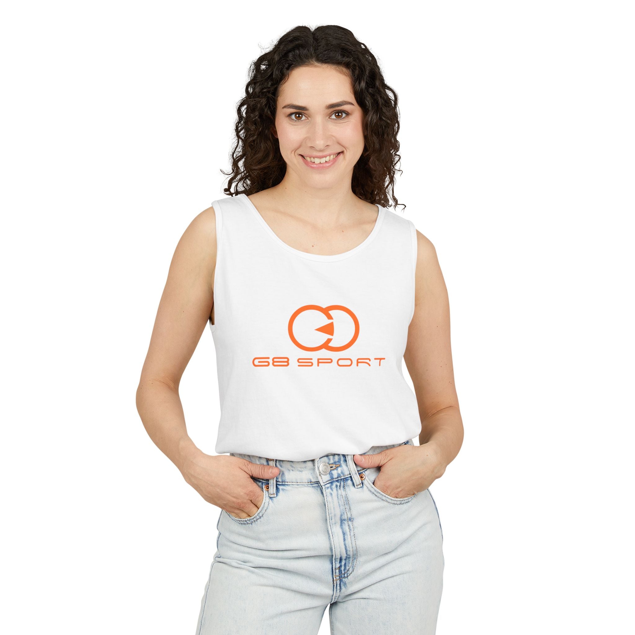 G8 Sport Unisex Garment-Dyed Tank Top - Trendy Summer Activewear