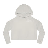 Chic Women's Cropped Hooded Sweatshirt - Stylish and Sporty