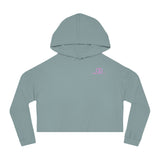 Chic Women’s Cropped Hooded Sweatshirt - Perfect for Athleisure & Casual Wear