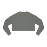 Chic Women's Cropped Sweatshirt - Casual Streetwear Essential