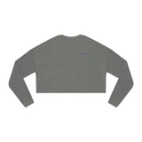 Chic Women's Cropped Sweatshirt - Stylish Comfort for Everyday Wear