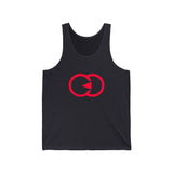 Unisex Jersey Tank Top with Graphic Loop Design - Perfect for Casual Outings or Gym Wear