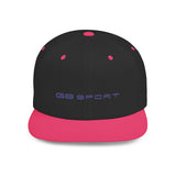 Stylish G8 Sport Flat Bill Snapback Cap - Trendy White Hat for Sport and Casual Wear
