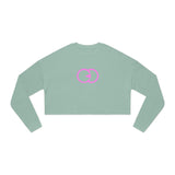 Women's Cropped Sweatshirt with Stylish Pink Graphic - Perfect for Casual Outfits and Gifts