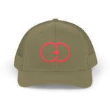 Trendy Snapback Trucker Cap with Embroidered Design