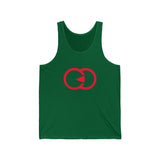 Unisex Jersey Tank Top with Graphic Loop Design - Perfect for Casual Outings or Gym Wear