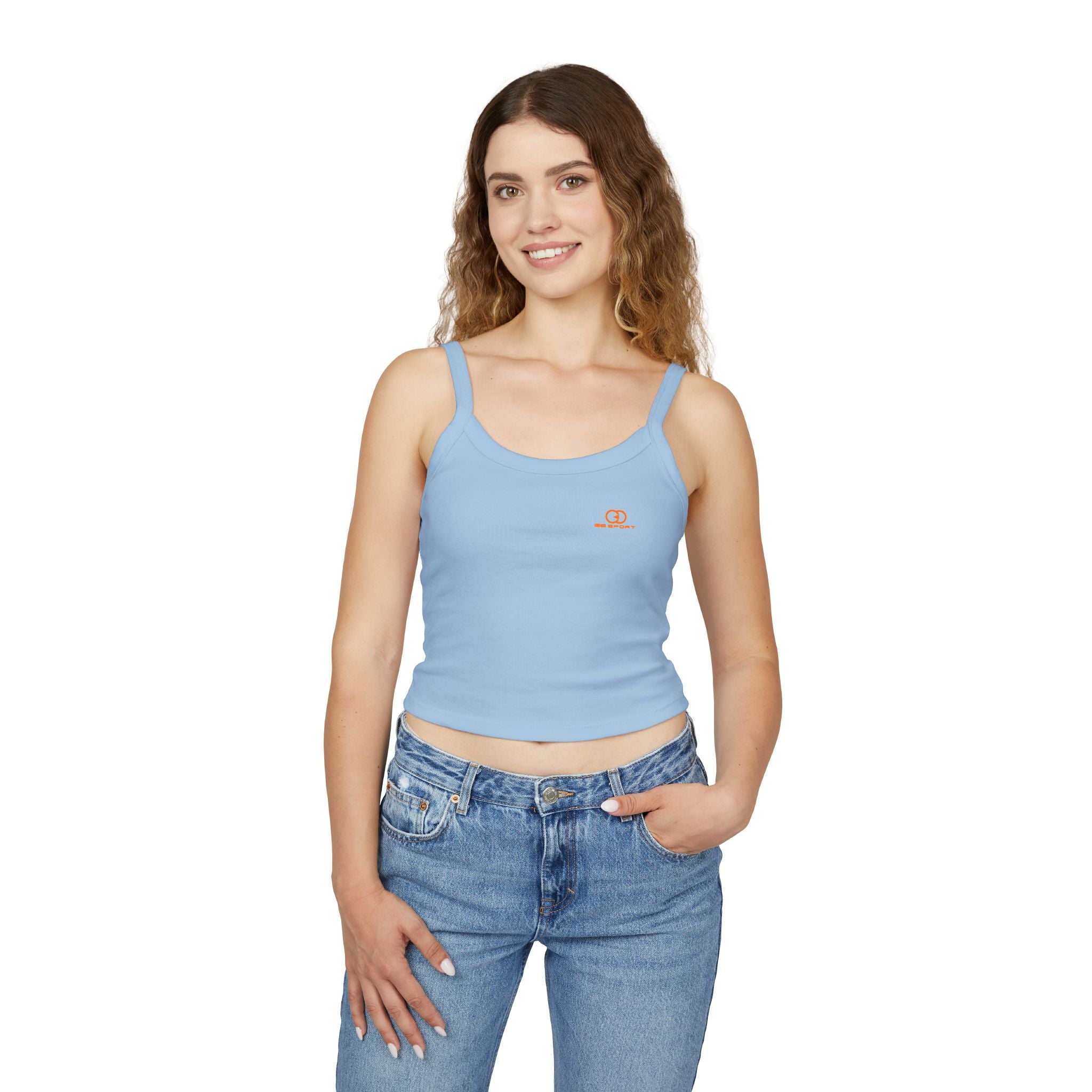 Chic Women's Spaghetti Strap Tank Top - Casual Summer Essential