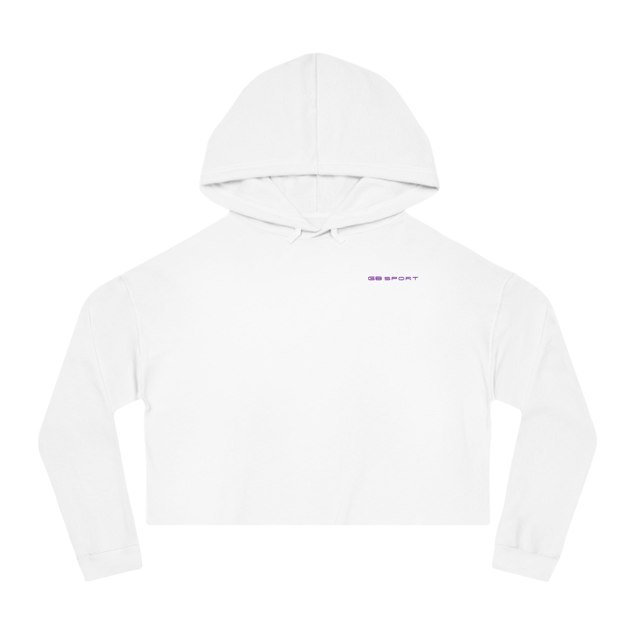 Women’s Cropped Hoodie Sweatshirt - Casual Sporty Style for Everyday Wear