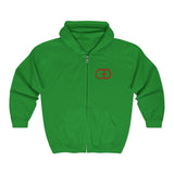 Cozy Unisex Full Zip Hooded Sweatshirt - Perfect for Casual Wear