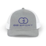 Embroidered Snapback Trucker Cap - Stylish Sports Hat for Active Lifestyle
