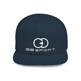 Stylish Flat Bill Snapback Cap - G8 Sport Logo