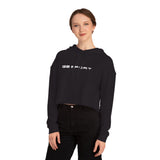 Stylish Women’s Cropped Hooded Sweatshirt - Perfect for Athleisure & Casual Wear