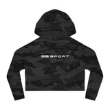 Stylish Women’s Cropped Hooded Sweatshirt - Perfect for Athleisure & Casual Wear