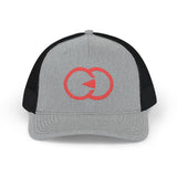 Trendy Snapback Trucker Cap with Embroidered Design
