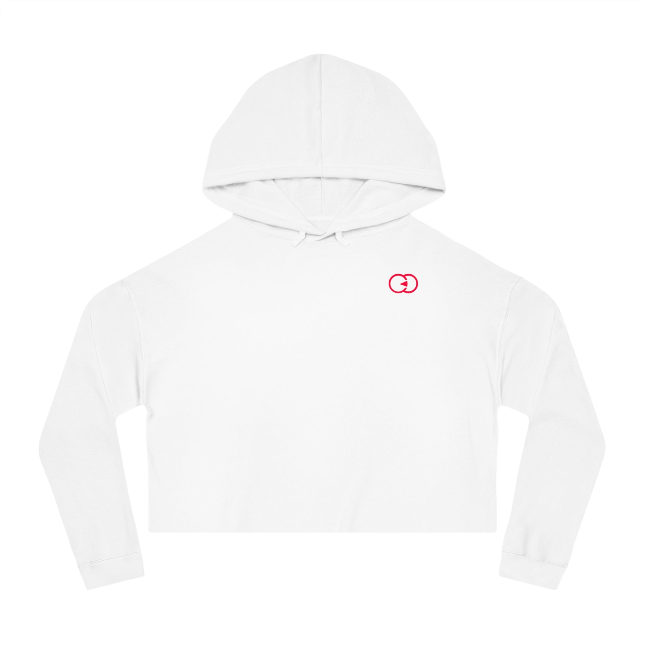 Chic Women’s Cropped Hooded Sweatshirt - Stylish Comfort for Everyday Wear