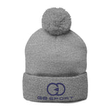Cozy Pom-Pom Knit Cap - Stylish Winter Beanie for Sports Enthusiasts