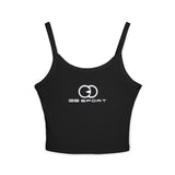 Classic Black Spaghetti Strap Tank Top - Stylish and Versatile Women's Top