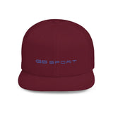Stylish G8 Sport Flat Bill Snapback Cap - Trendy White Hat for Sport and Casual Wear