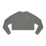 Chic Women’s Cropped Sweatshirt with Minimalist Design - Perfect for Casual Outings & Everyday Wear