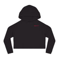 Casual Women’s Cropped Hooded Sweatshirt - Sporty Lifestyle Top