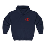 Cozy Unisex Full Zip Hooded Sweatshirt - Perfect for Casual Wear