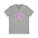 Minimalist Love Symbol Unisex V-Neck Tee